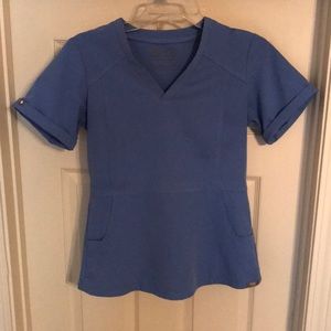 FIGS Limited edition Flores Peplum Top